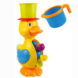 Kids Shower Bath Toys Cute Yellow Duck Waterwheel Elephant Toys Baby