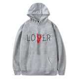 Lover Loser Printed Hoodie Vintage Vogue Ullzang Mens Hodies Autumn Winter Hoodies